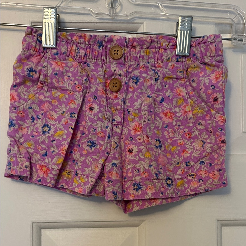 OshKosh B'gosh Purple Floral Shorts